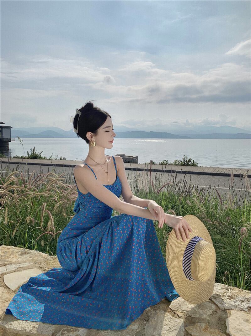 【dress】リボン付きキャミワンピース　M24924