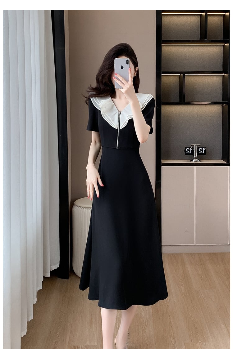【dress】フリルデートワンピース　M24563
