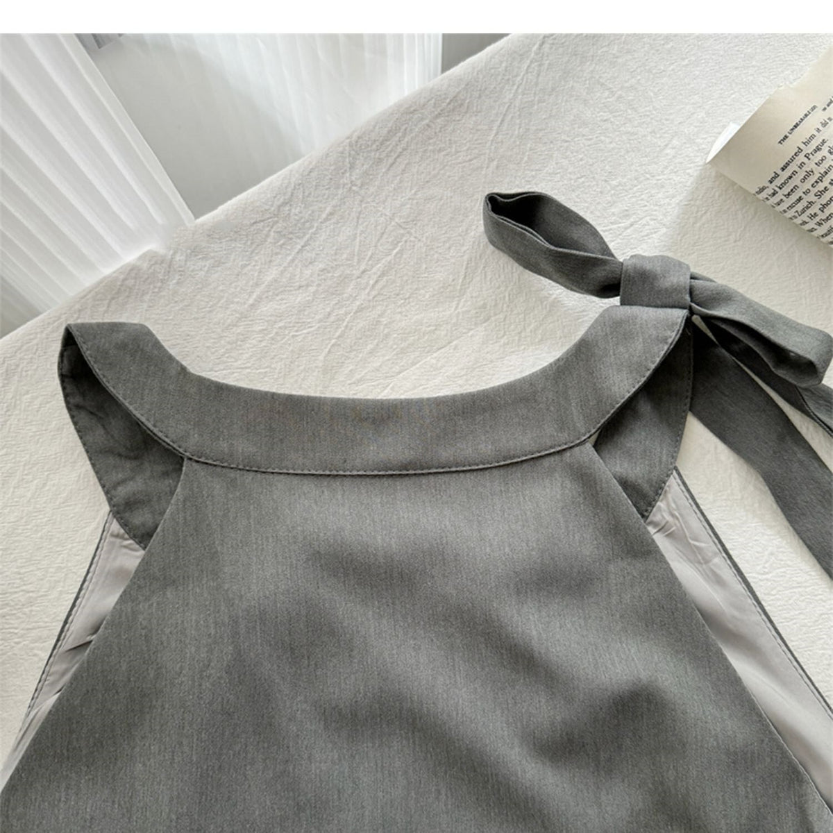 【dress】リボン付きキャミワンピース　M23969