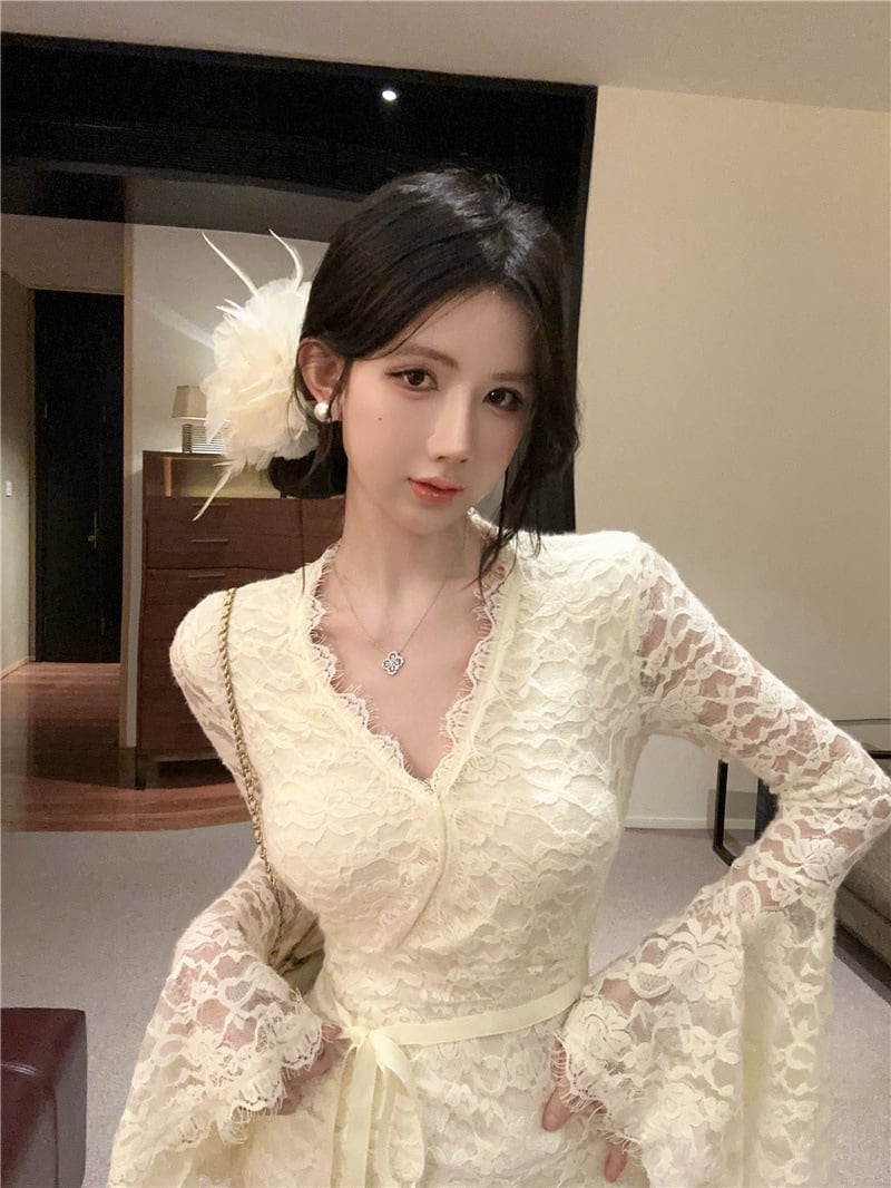 【dress】レースデートワンピース　M28164