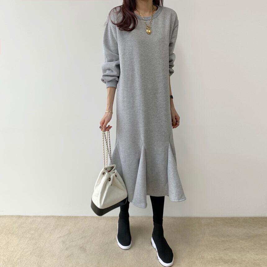 【dress】マーメイドカジュアルワンピース　M18662