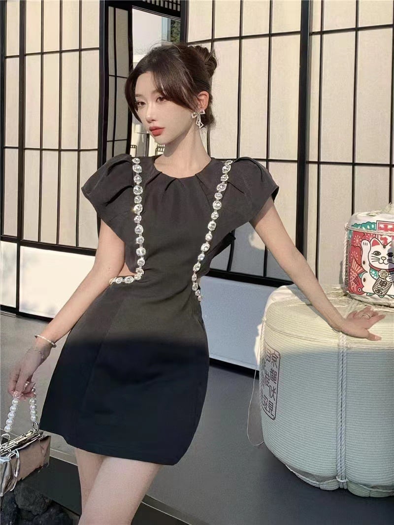【dress】ウエストカットワンピース　M24202