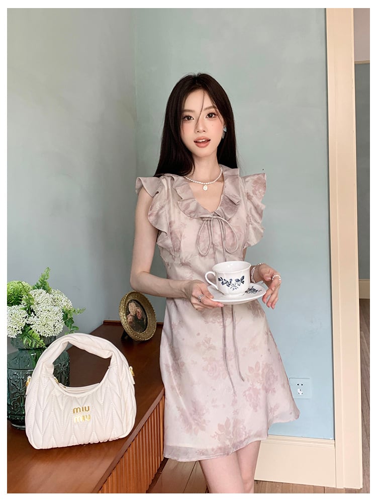 【dress】フリルワンピース　M24718