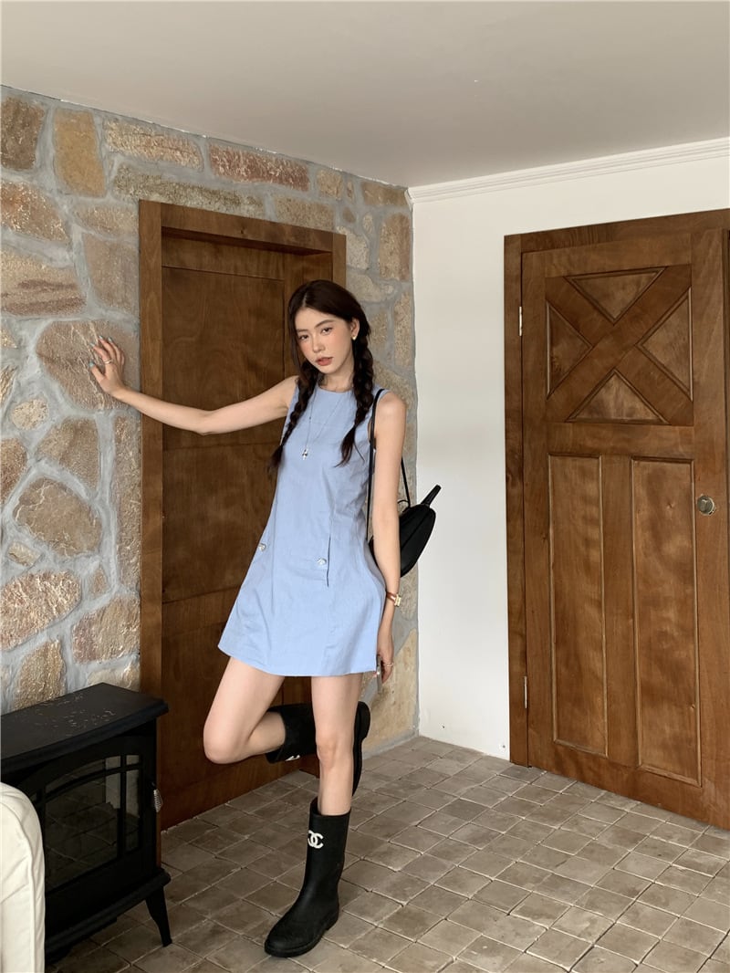 【dress】ノースリーブワンピース　M24439