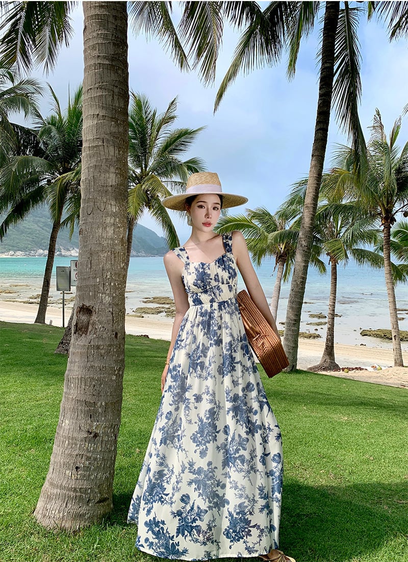 【dress】プリントキャミワンピース　M25230