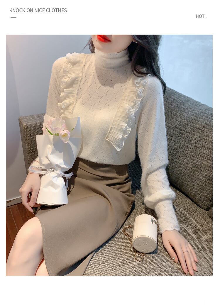 【tops】レースシャツトップス　M28658