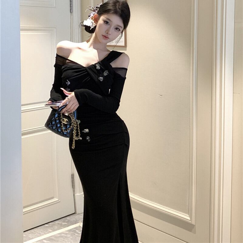 【dress】不規則 イレギュラーデートワンピース　M28177