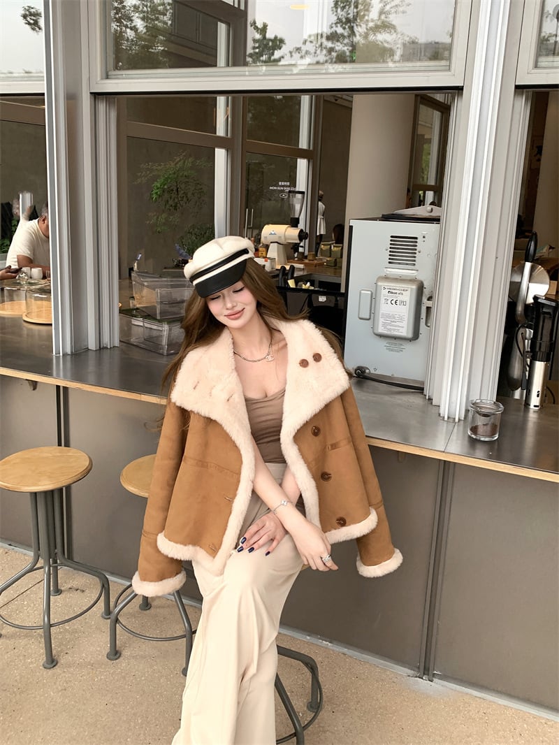 【outer】2WAYショートコート　M28265