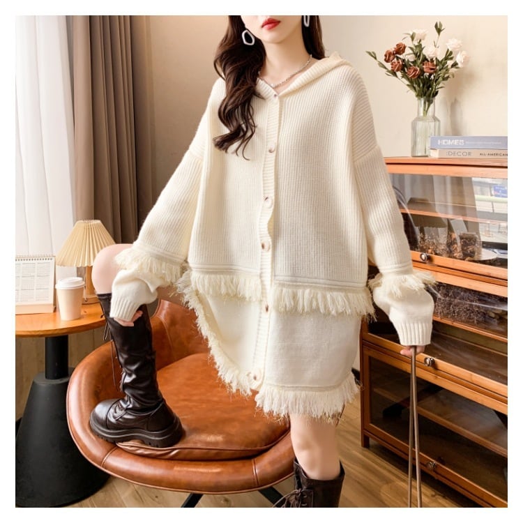 【outer】ニットカーデ　M26028