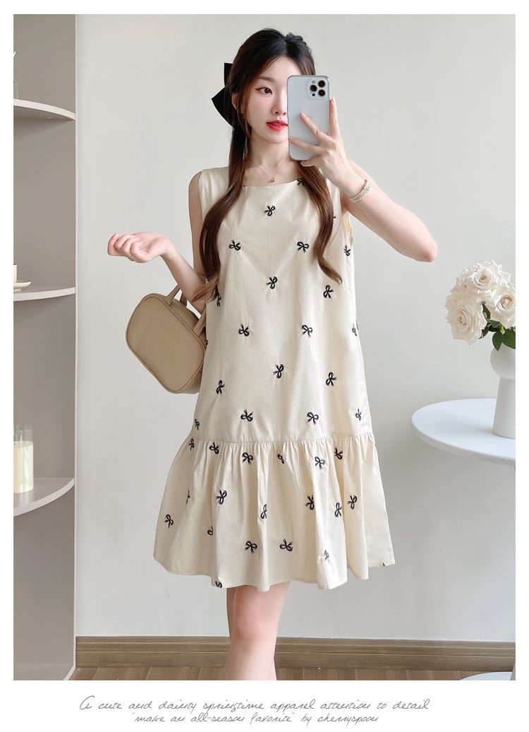 【dress】ノースリーブワンピース　M24645