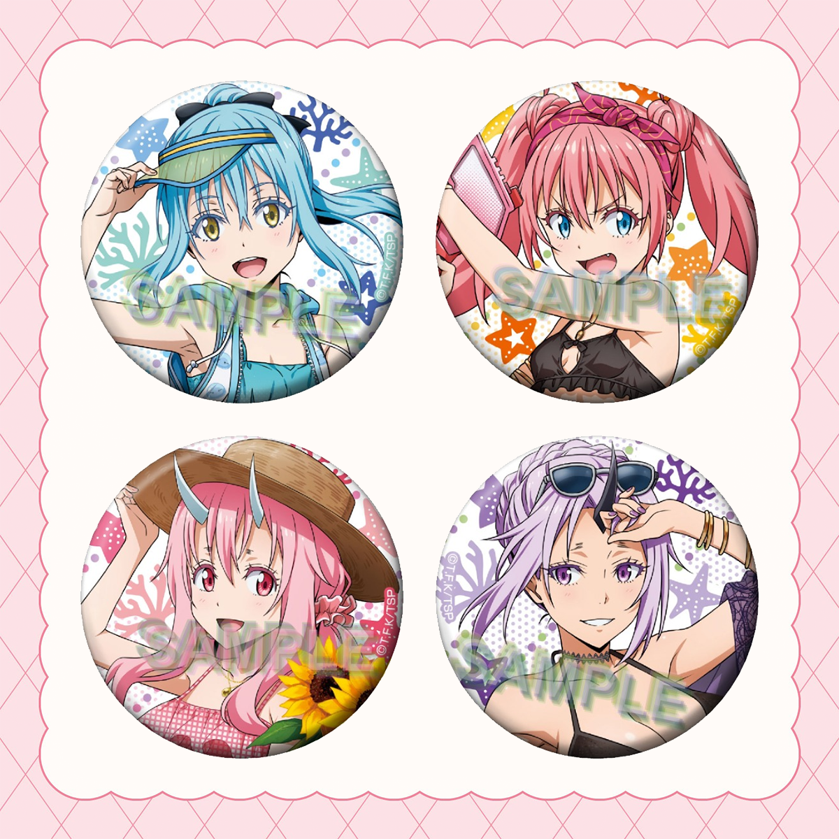 【GOODS】転スラ summer 58mm 缶バッジ Q2257