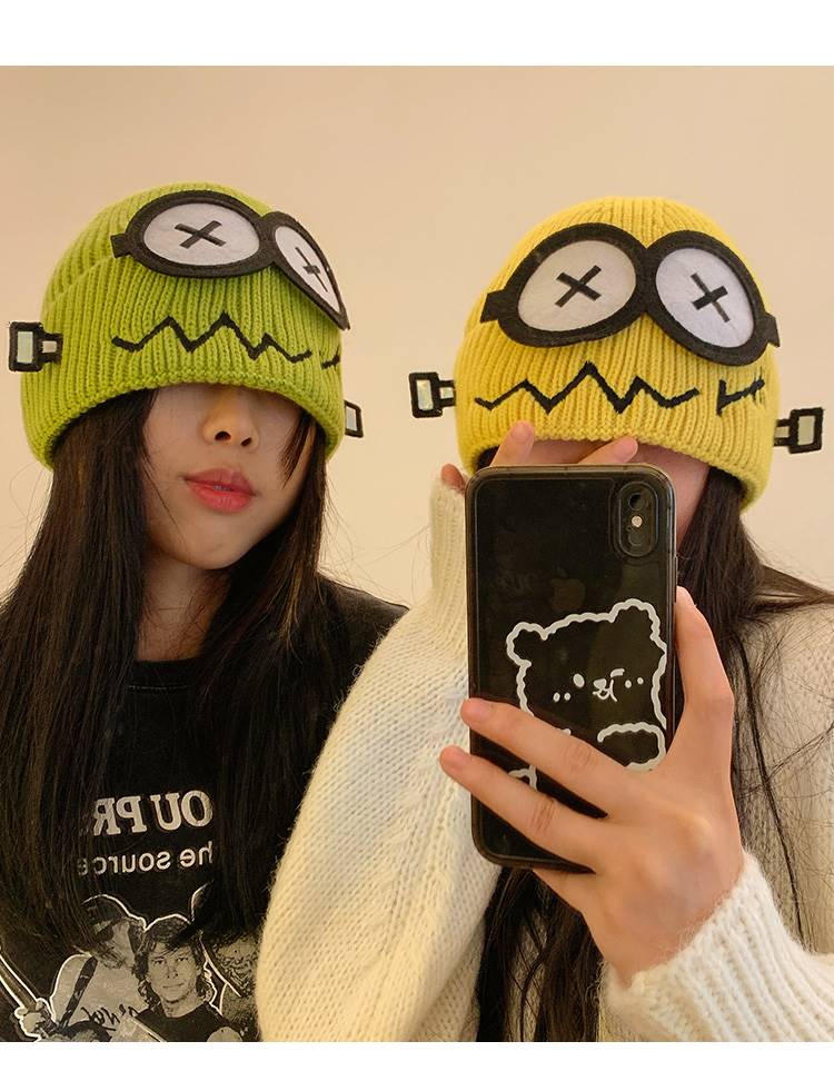 【小物】カートゥーンニット帽子G23561
