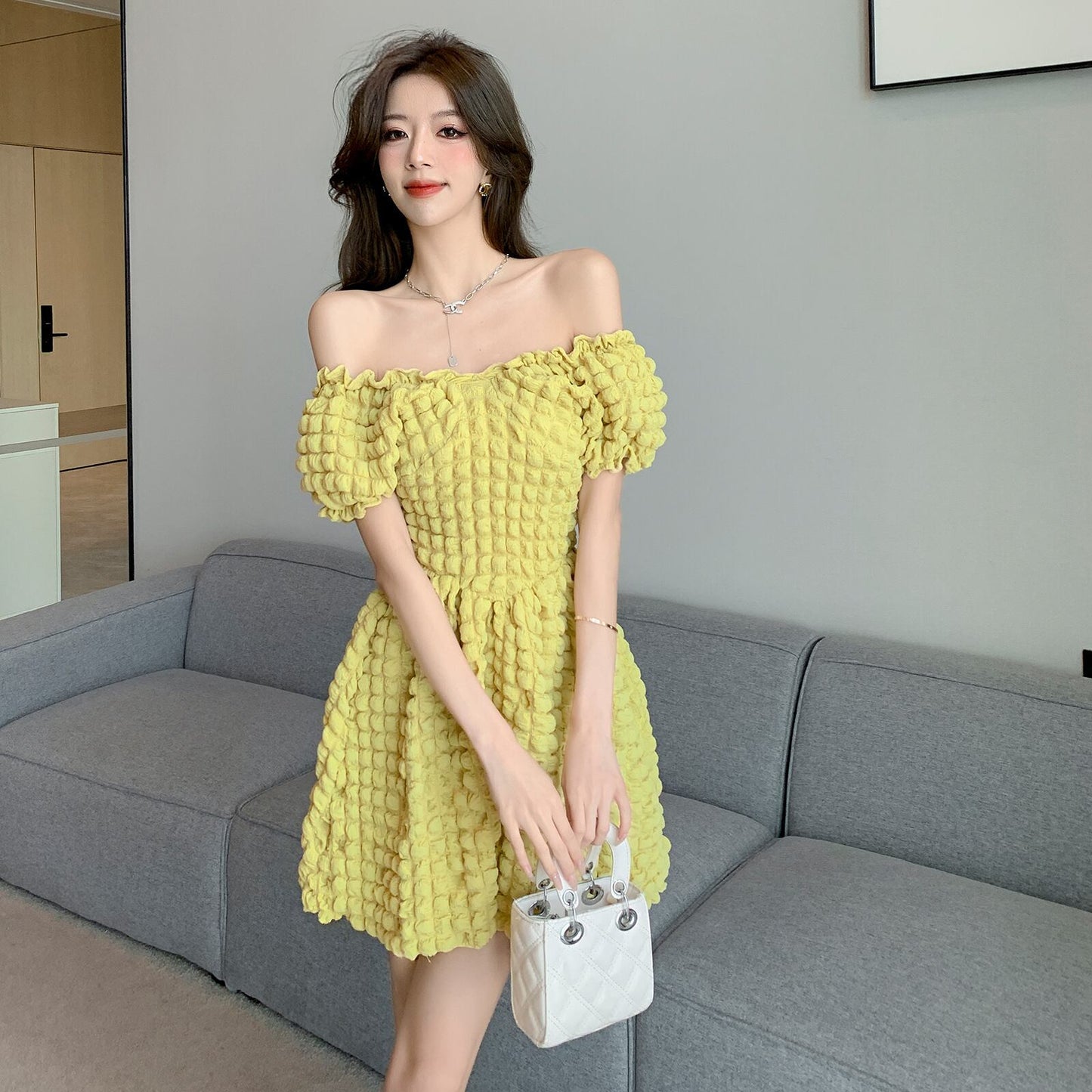 【dress】オフショルダーワンピース G20212