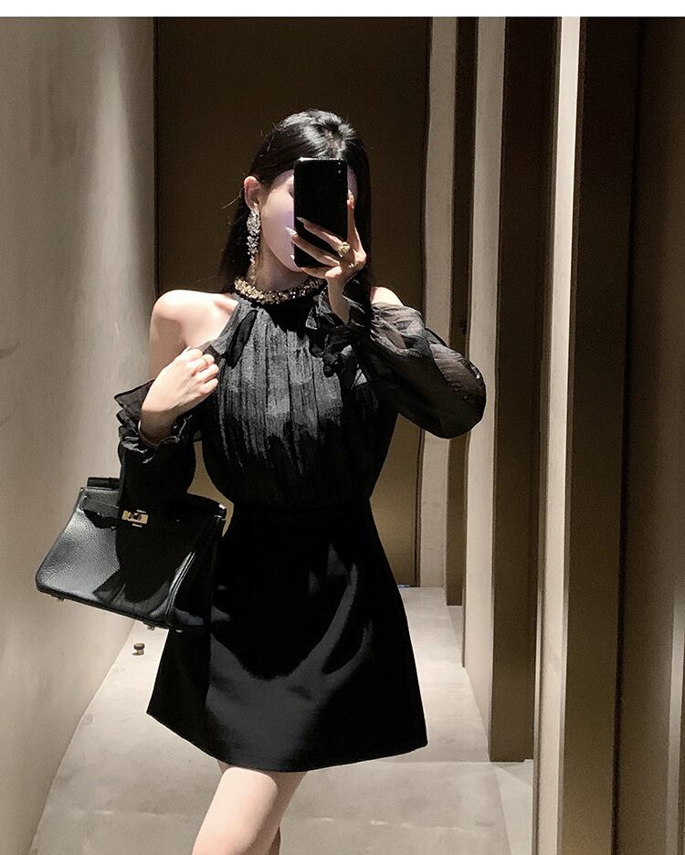 【dress】オフショルダーデートワンピース　M28280