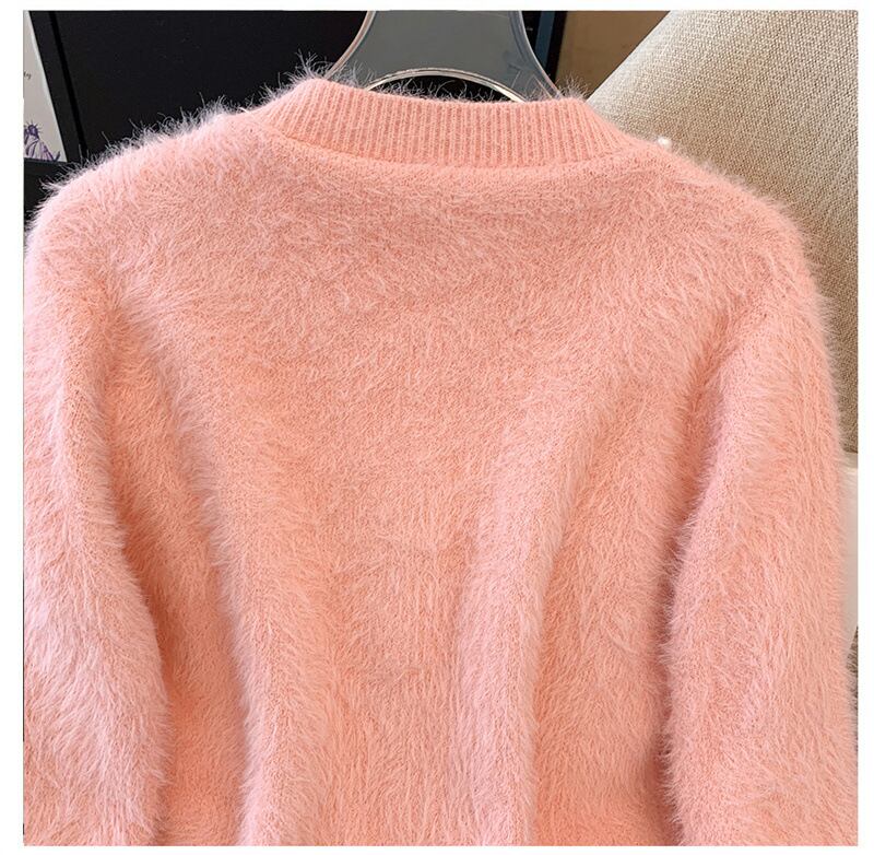【outer】パールニットカーデ　M29205