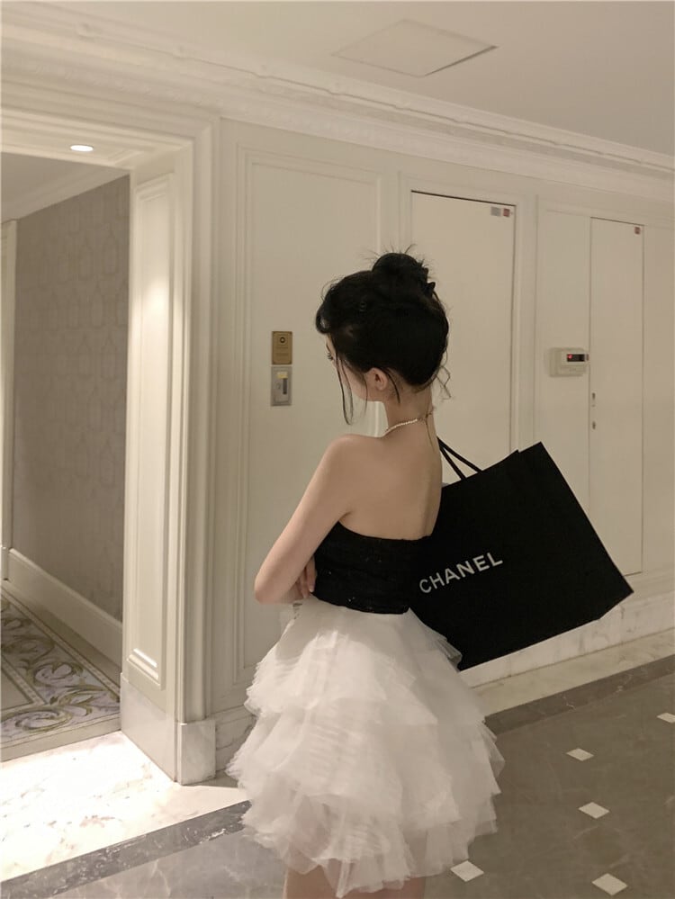 【dress】ベアトップワンピース　M24445
