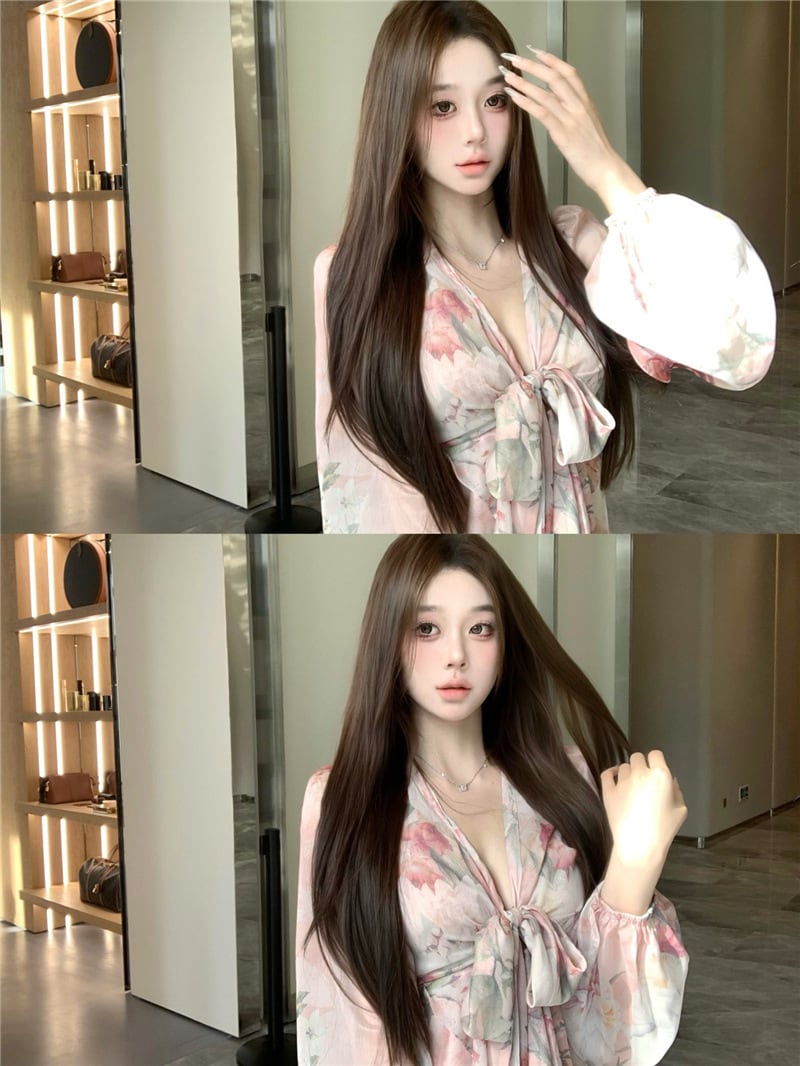 【dress】プリントワンピース　M24841