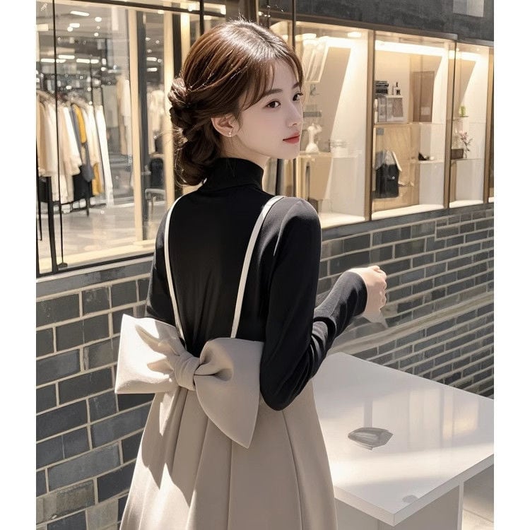 【dress】バックリボンキャミワンピース　N2881