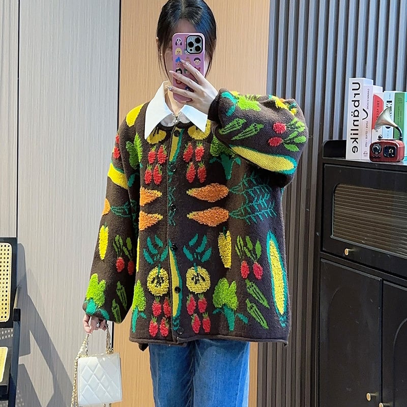 【outer】ニットカーディガン　N2705