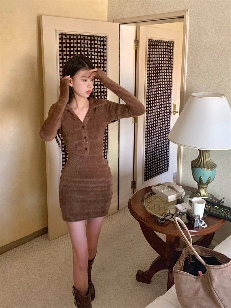 【dress】ニットワンピース　M27992