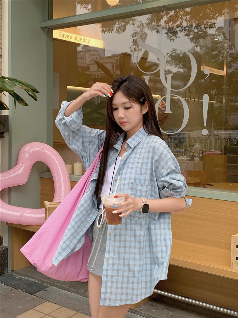 【tops】紫外線対策シャツトップス　M24236