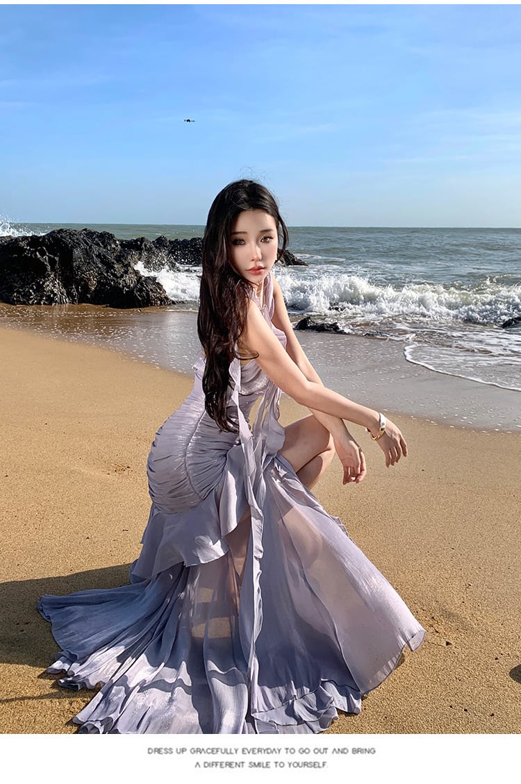 【dress】フリルキャミワンピース　M25287