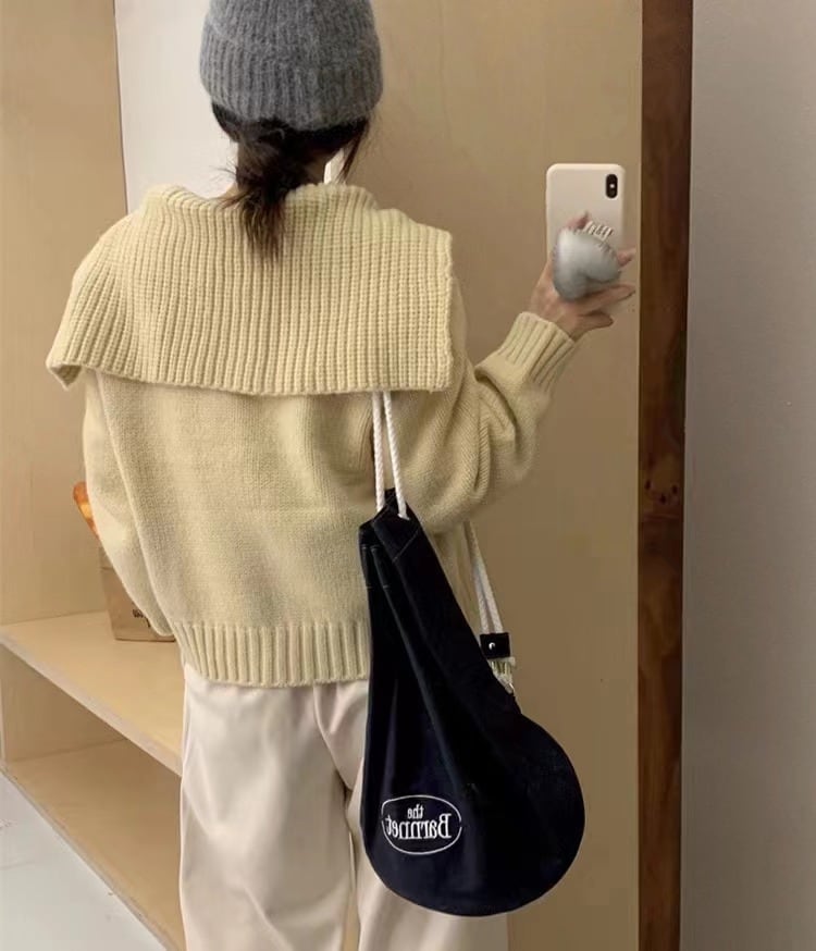 【outer】ファスナーニットカーデ　M27256