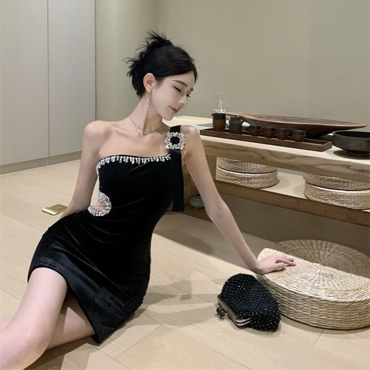 【dress】ビジューワンピース　M24967