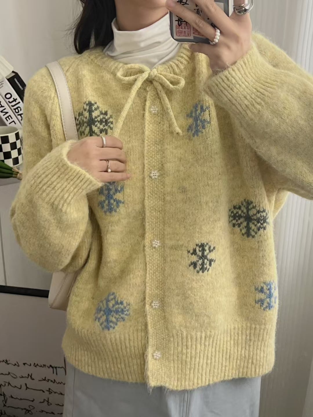 【outer】ニットカーデ　M29044