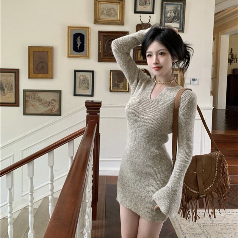 【dress】ニットワンピース　M27736