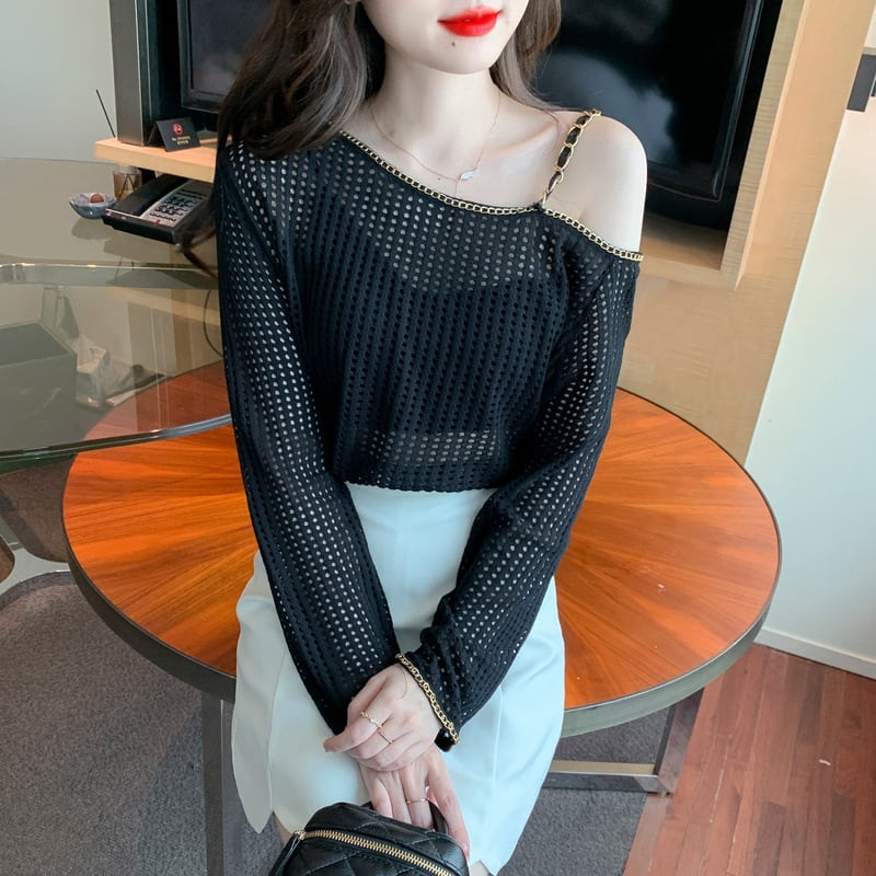 【tops】紫外線対策トップス　M25266