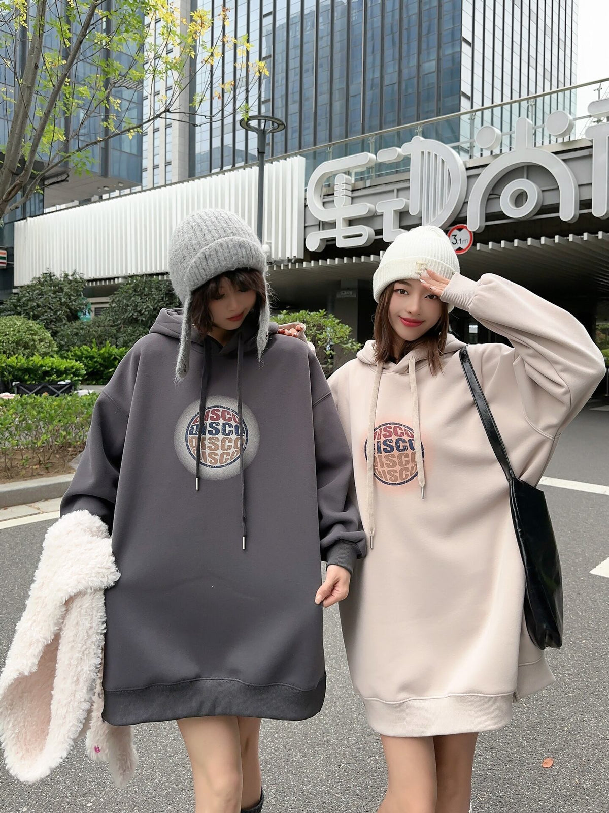 【dress】フード付きカジュアルワンピース    N2167
