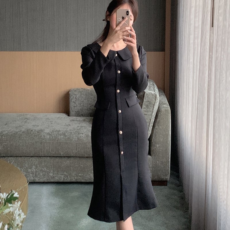 【dress】ドールカラーワンピース　M29583