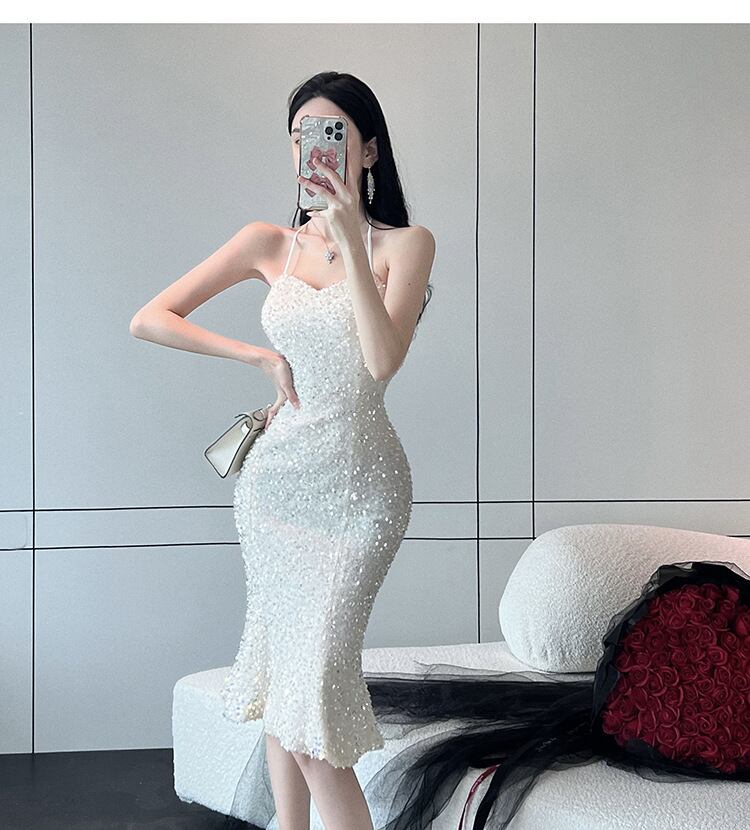 【dress】ホルターネックワンピース G21100