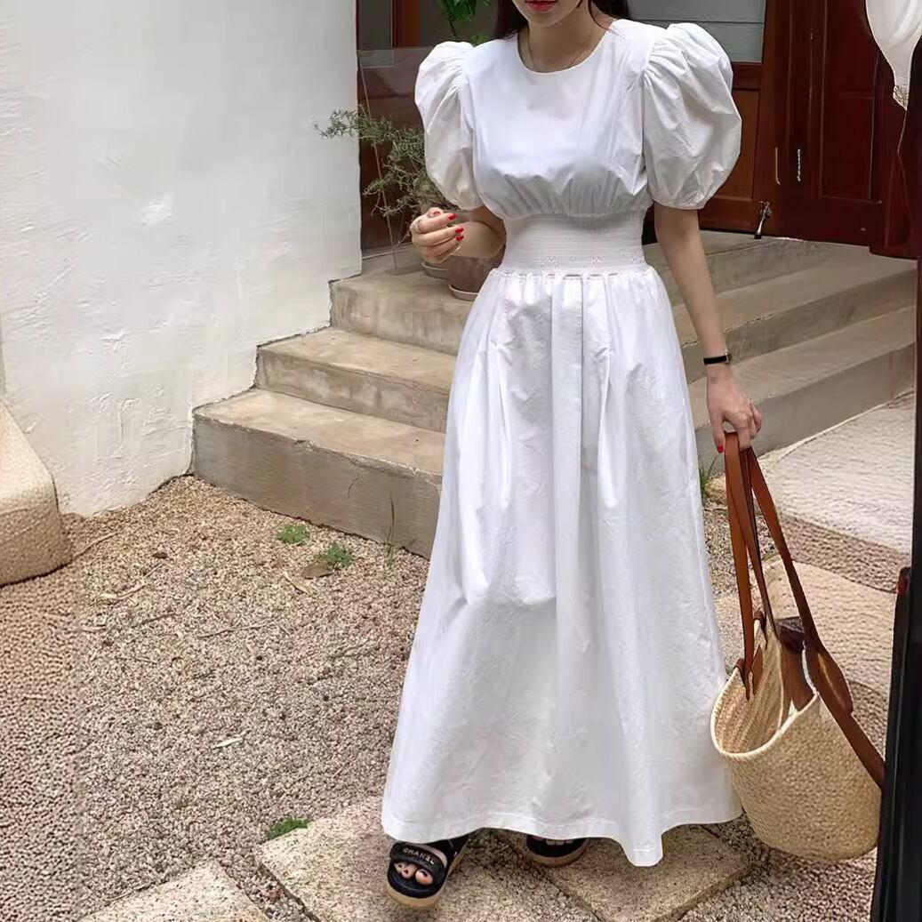 【dress】パフスリーブワンピース　M29779