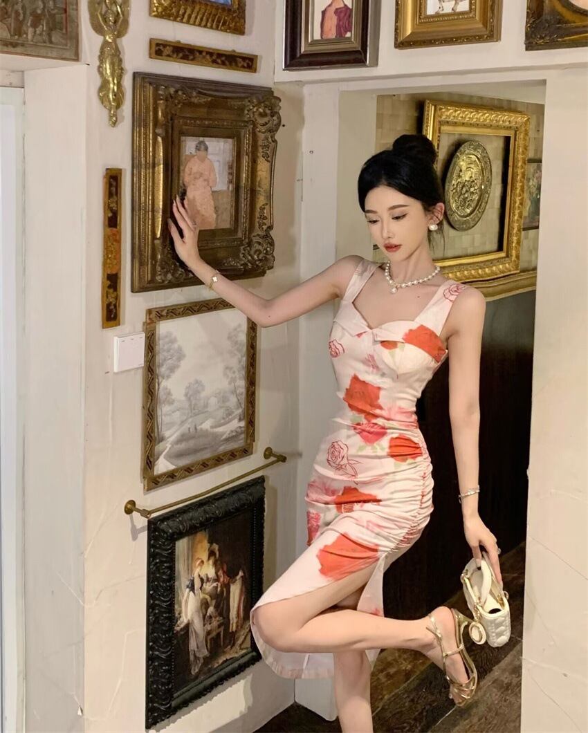 【dress】プリントキャミワンピース G20131