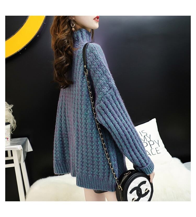 【tops】秋冬新作!韓国系着心地良いルーズ厚手合わせやすいゆったりセーター G3657