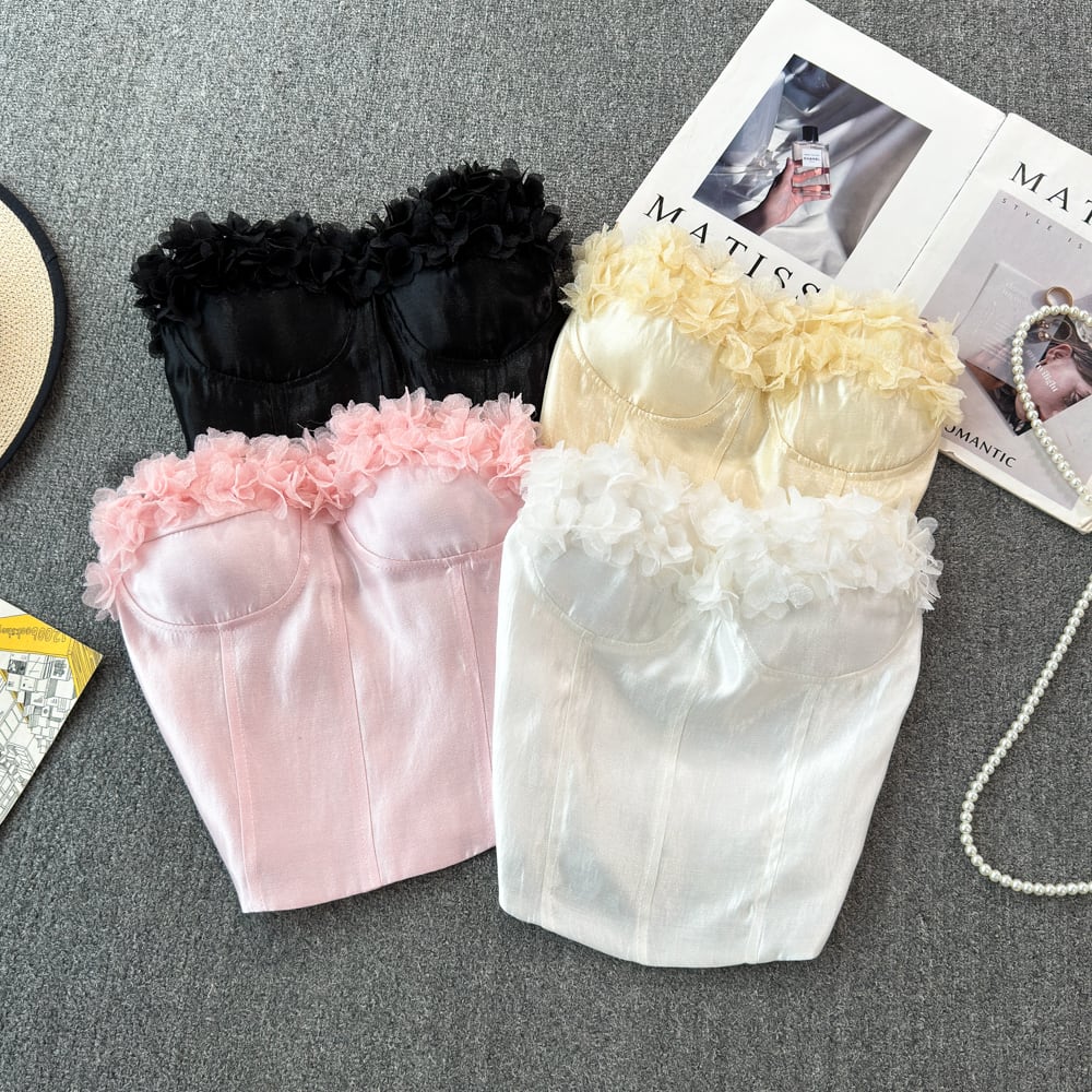 【tops】立体フラワーベアトップ　M23934
