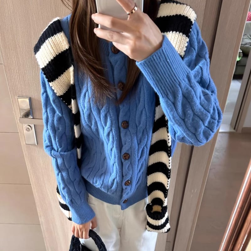 【outer】ニットカーデ　M27710