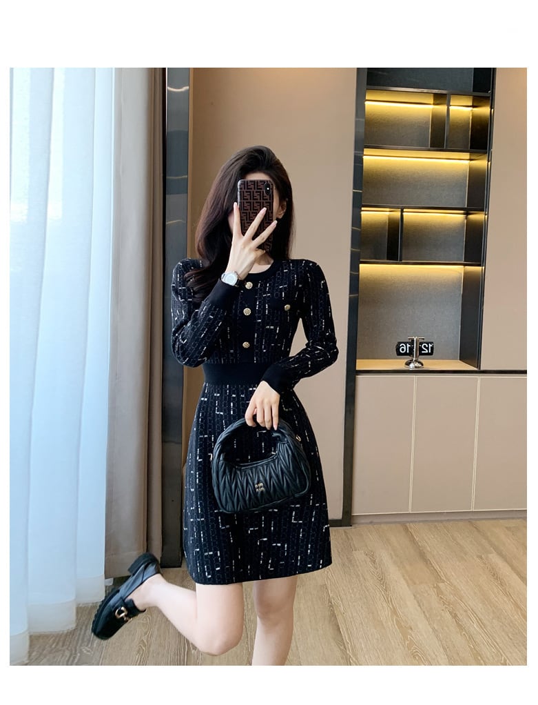 【dress】ニットワンピース　M25461