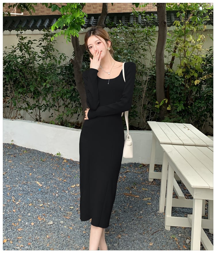 【dress】ニットワンピース　M25607