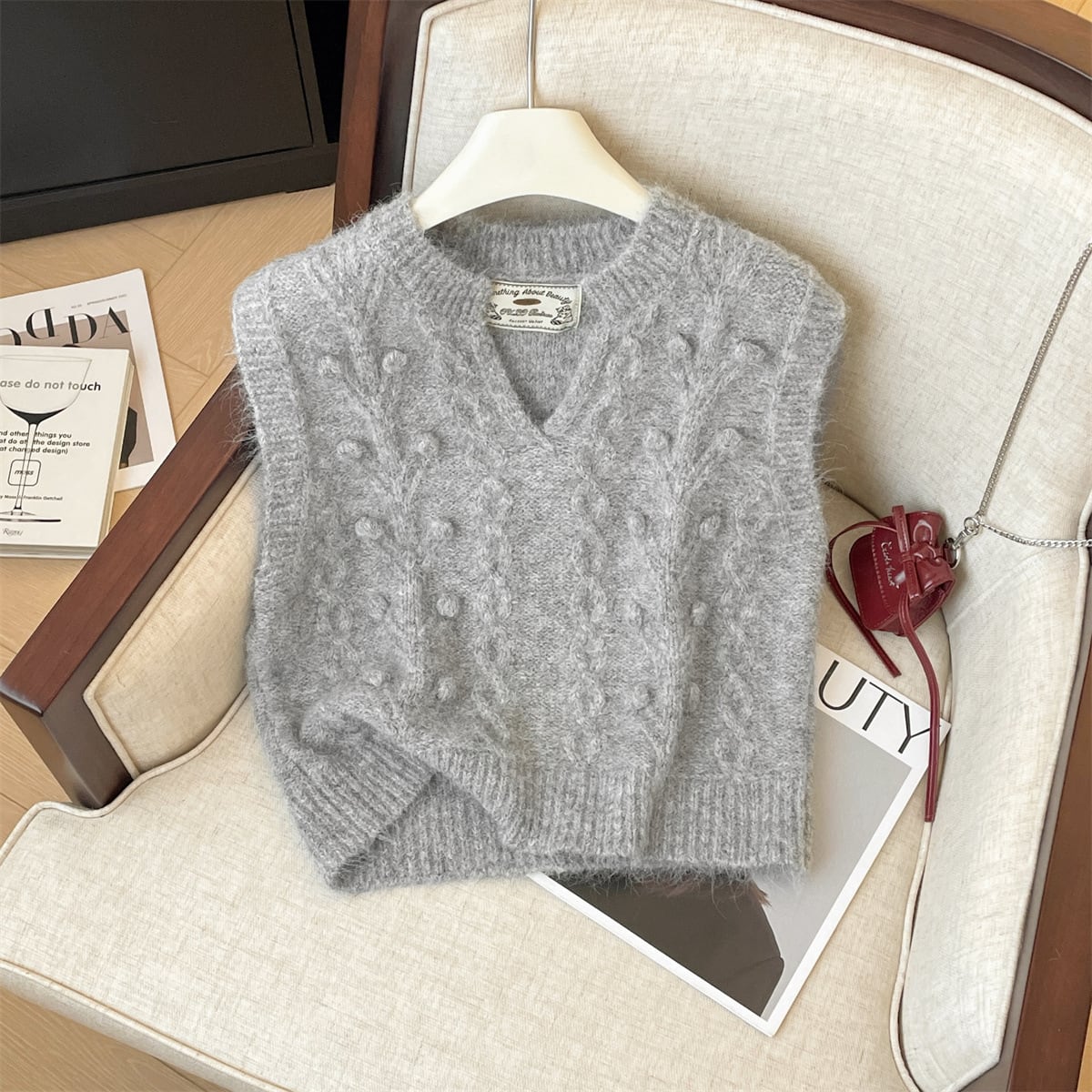 【tops】ニットベスト　M29229