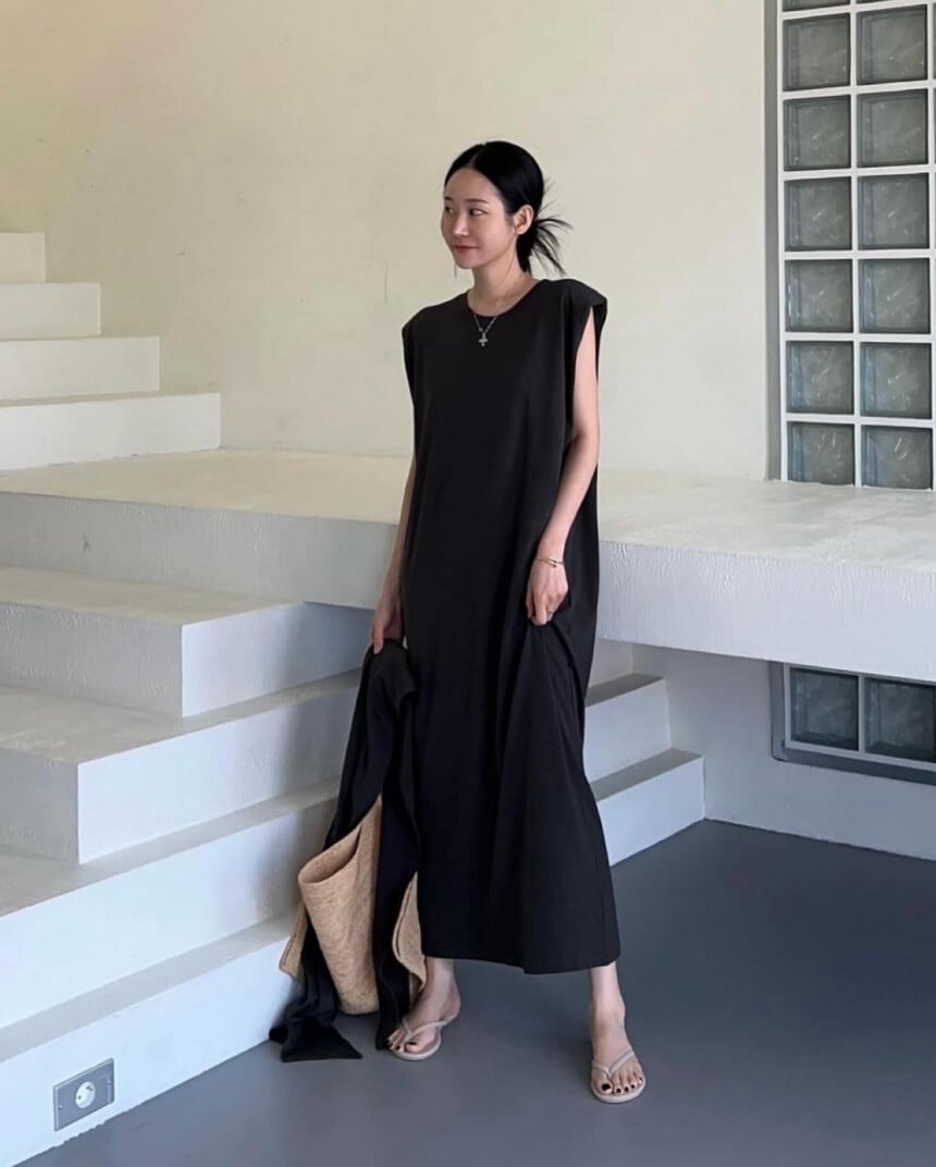 【dress】ノースリーブワンピース　M25068