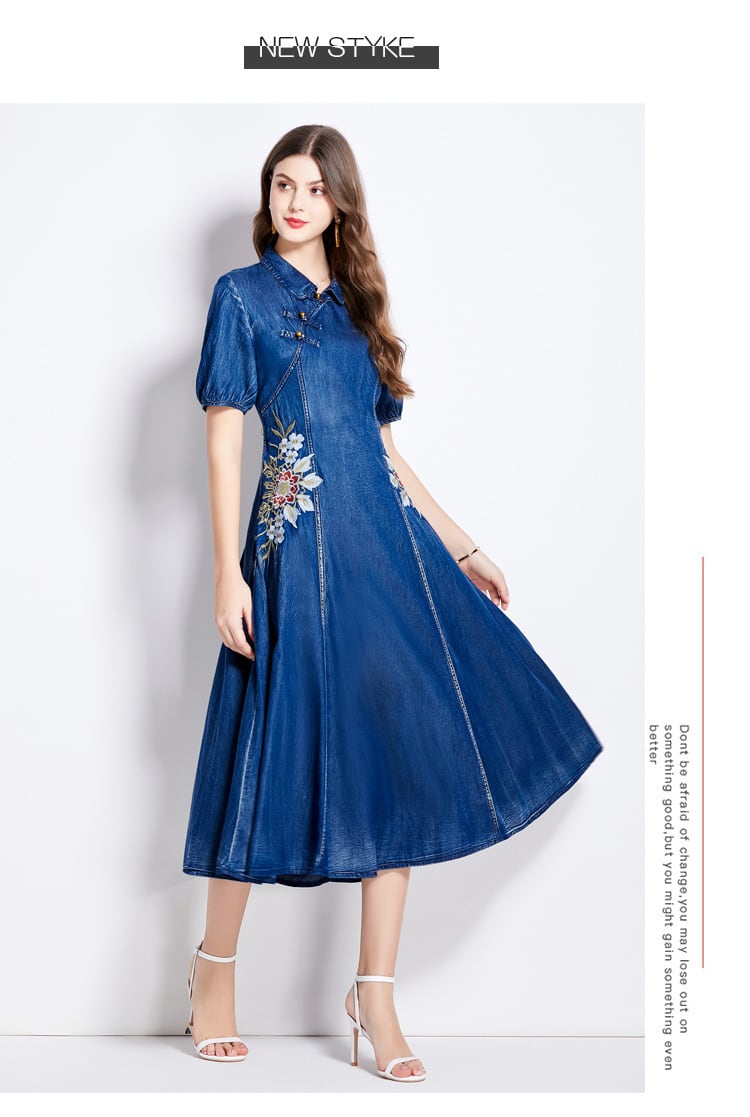 【dress】デニムワンピース　M24577