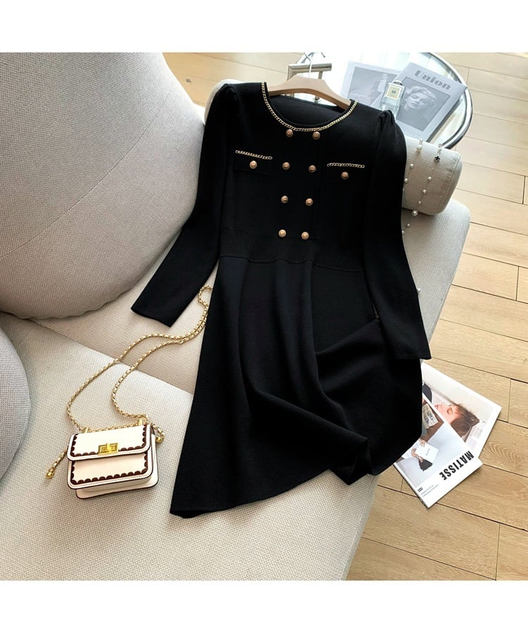 【dress】ニットワンピース　M25486
