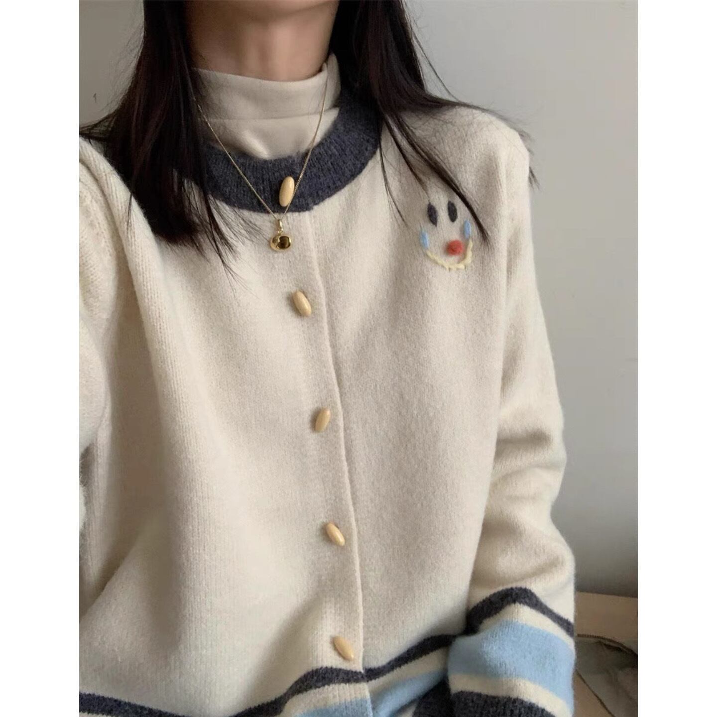 【outer】ニットカーデ　M29058