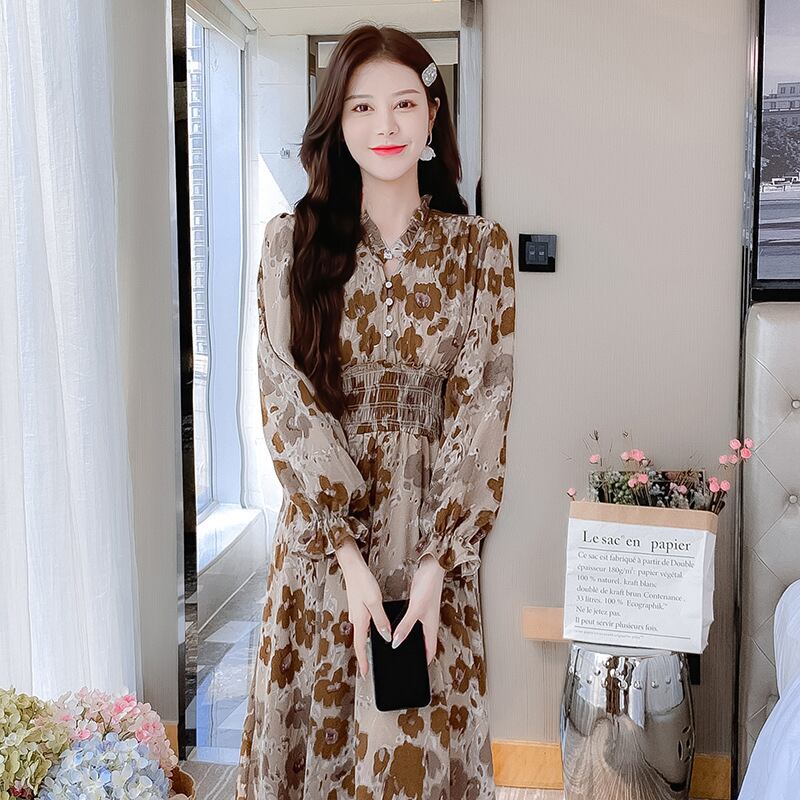 【dress】プリントワンピース　M18991