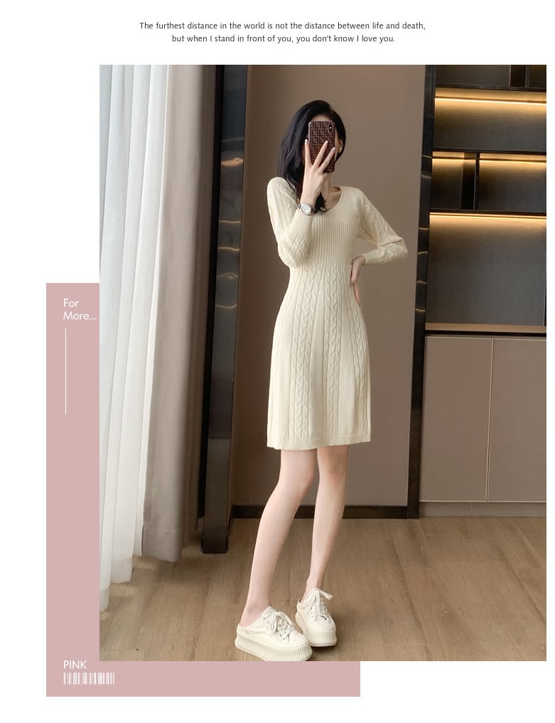 【dress】ニットワンピース　M25515