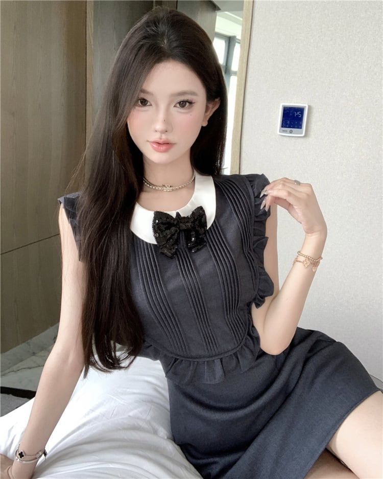 【dress】リボン付きワンピース　M24190
