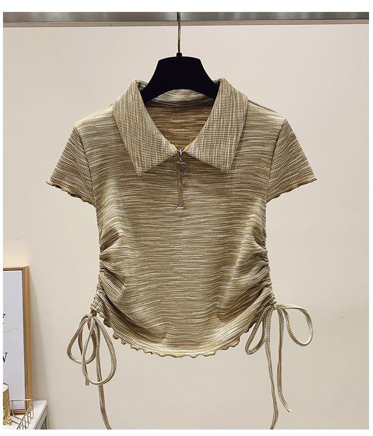 【tops】POLOネックTシャツG20675